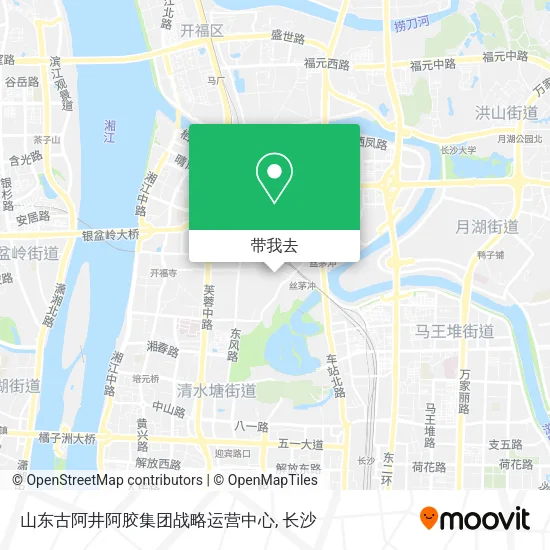 山东古阿井阿胶集团战略运营中心地图