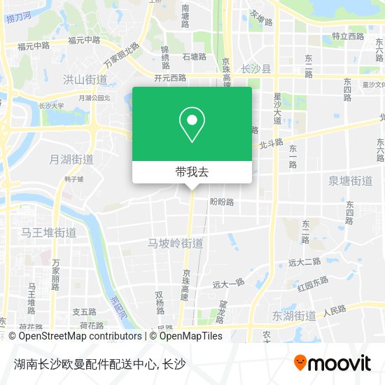 湖南长沙欧曼配件配送中心地图