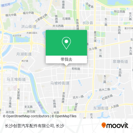 长沙创普汽车配件有限公司地图