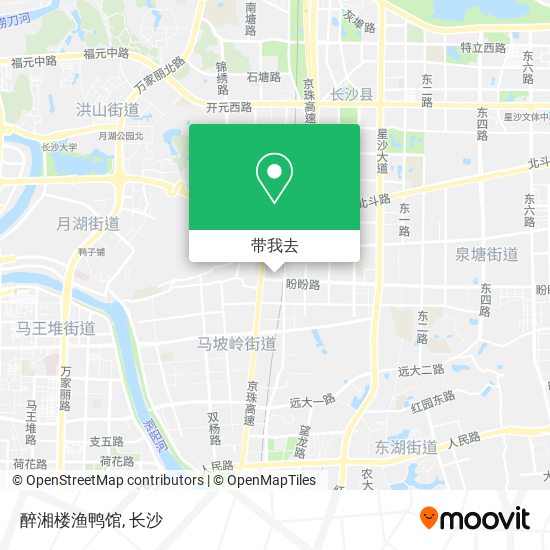 醉湘楼渔鸭馆地图