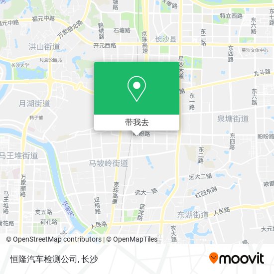 恒隆汽车检测公司地图