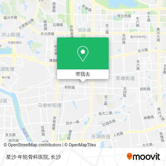 星沙·年轮骨科医院地图
