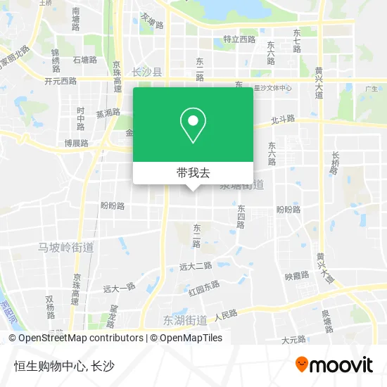 恒生购物中心地图