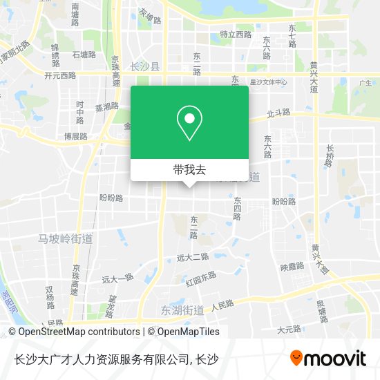 长沙大广才人力资源服务有限公司地图