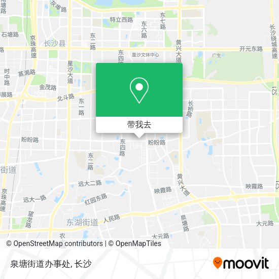 泉塘街道办事处地图