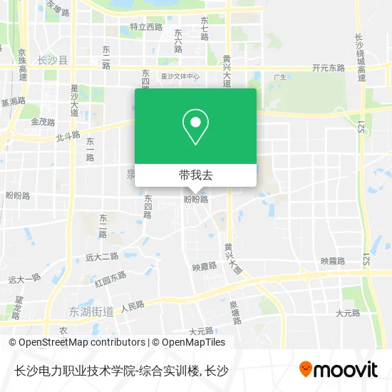 长沙电力职业技术学院-综合实训楼地图