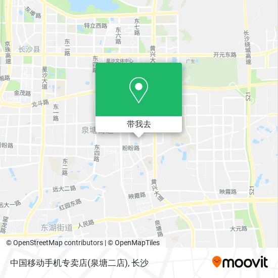 中国移动手机专卖店(泉塘二店)地图
