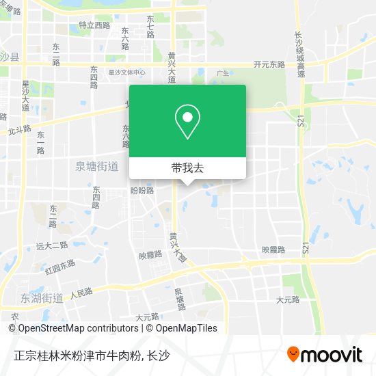 正宗桂林米粉津市牛肉粉地图