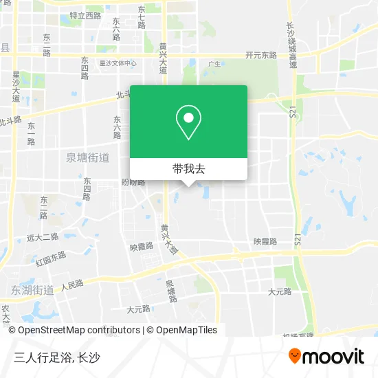 三人行足浴地图