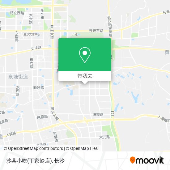 沙县小吃(丁家岭店)地图