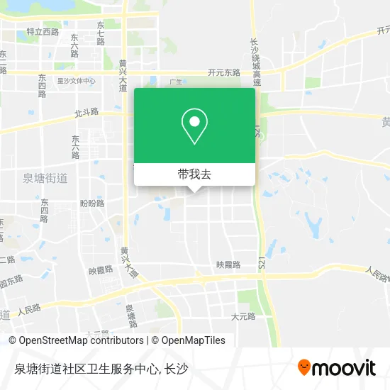 泉塘街道社区卫生服务中心地图