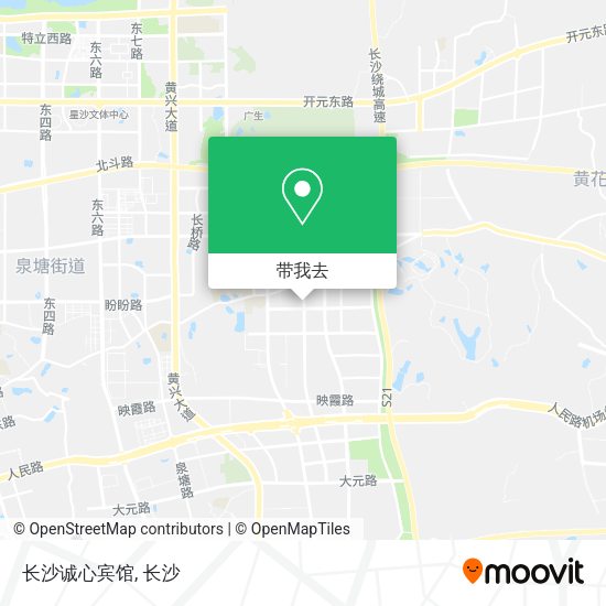 长沙诚心宾馆地图