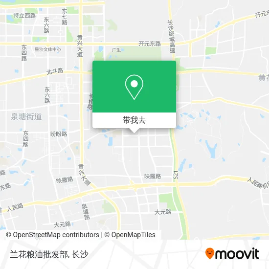 兰花粮油批发部地图