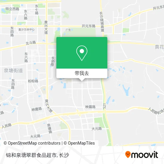 锦和泉塘翠群食品超市地图