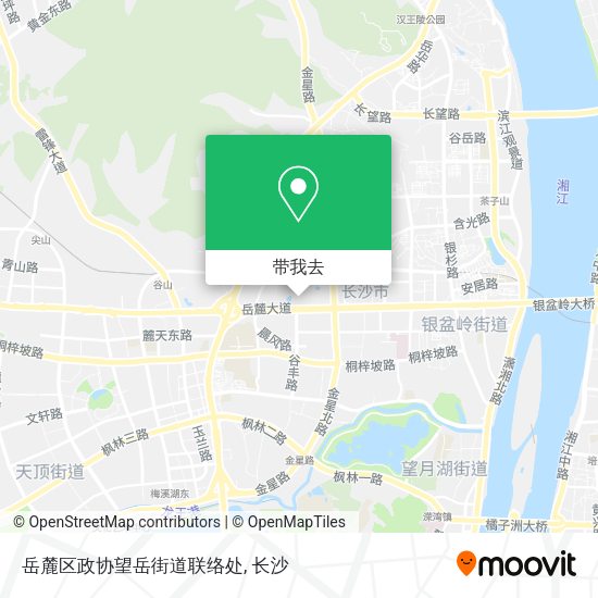 岳麓区政协望岳街道联络处地图