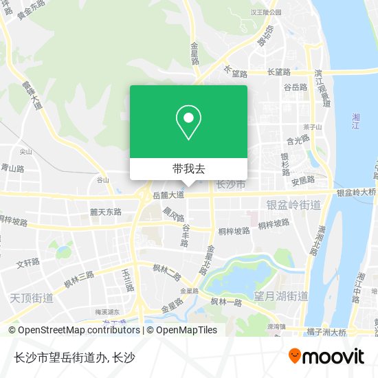 长沙市望岳街道办地图