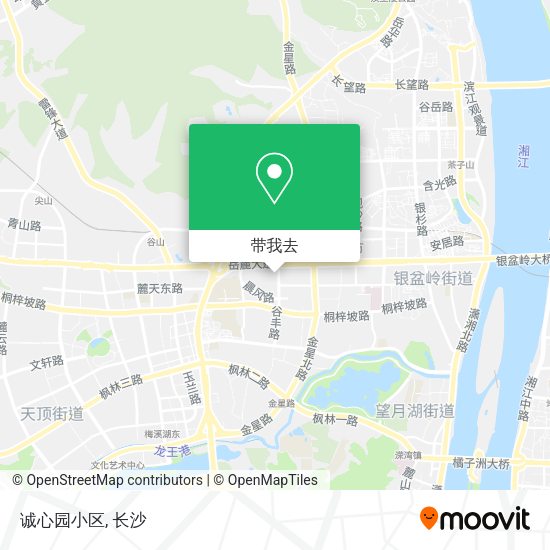 诚心园小区地图
