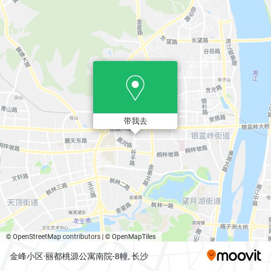 金峰小区·丽都桃源公寓南院-8幢地图