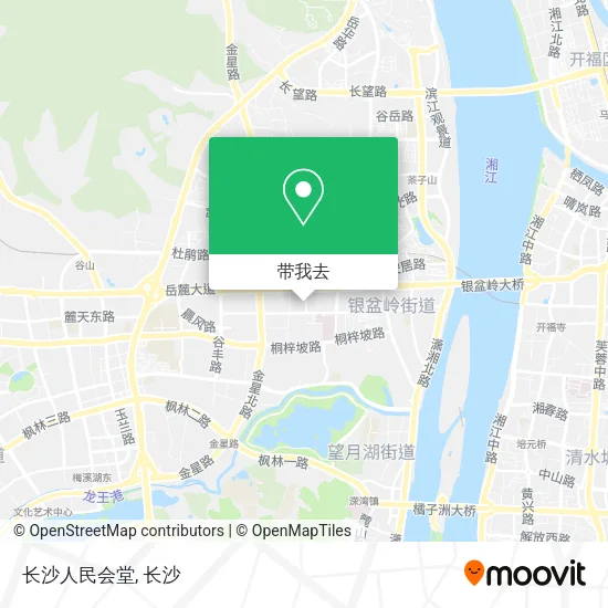 长沙人民会堂地图