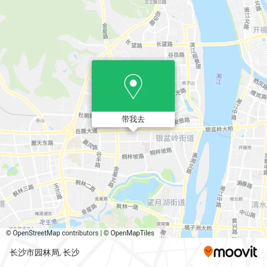 长沙市园林局地图