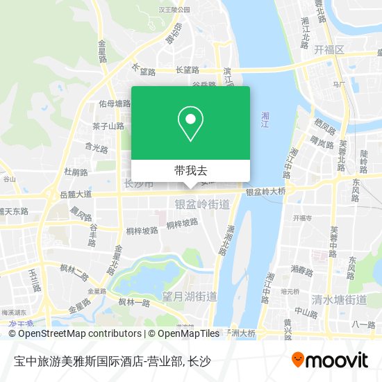 宝中旅游美雅斯国际酒店-营业部地图