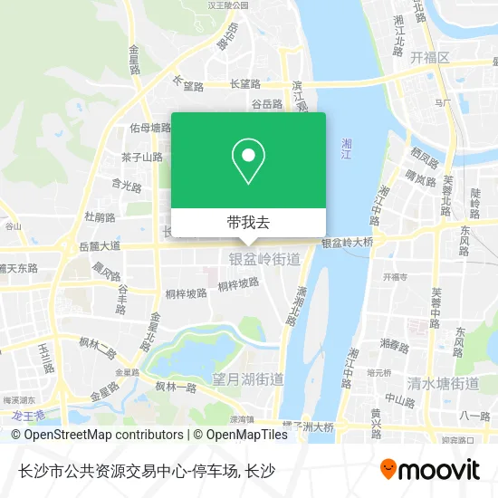 长沙市公共资源交易中心-停车场地图