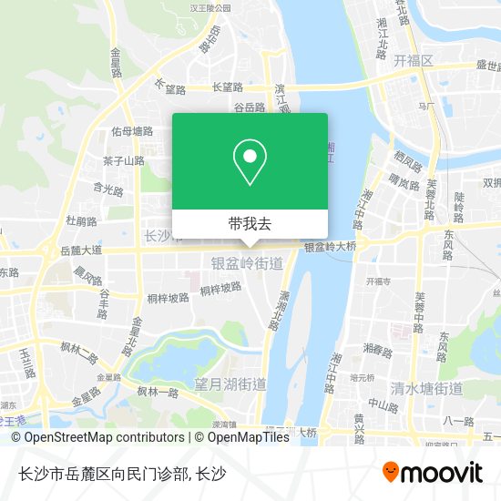 长沙市岳麓区向民门诊部地图