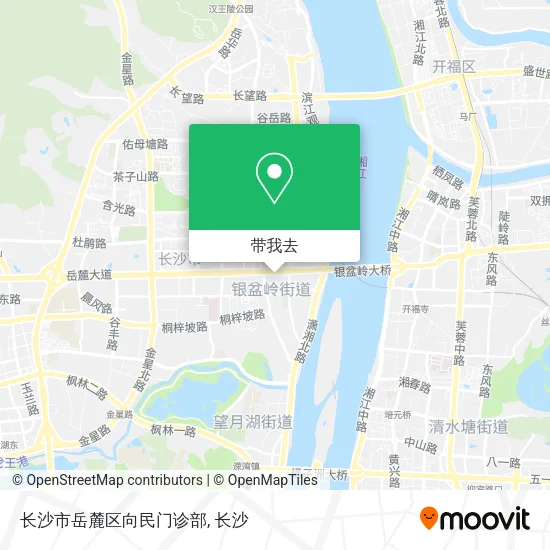 长沙市岳麓区向民门诊部地图