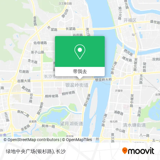 绿地中央广场(银杉路)地图