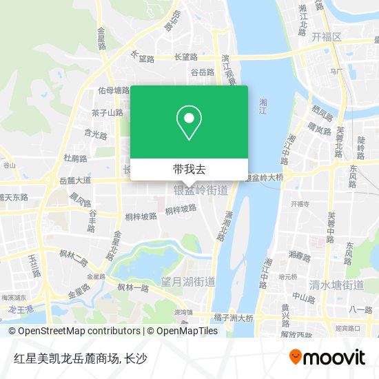 红星美凯龙岳麓商场地图