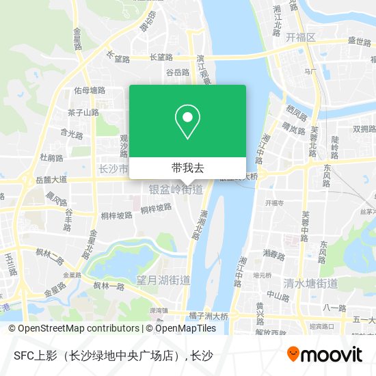 SFC上影（长沙绿地中央广场店）地图