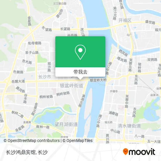 长沙鸿鼎宾馆地图