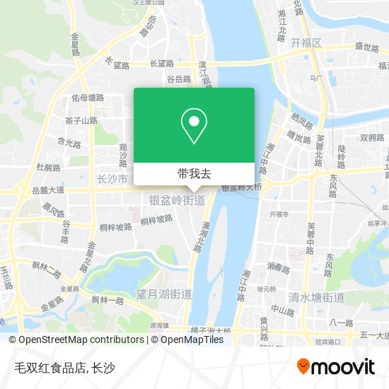 毛双红食品店地图