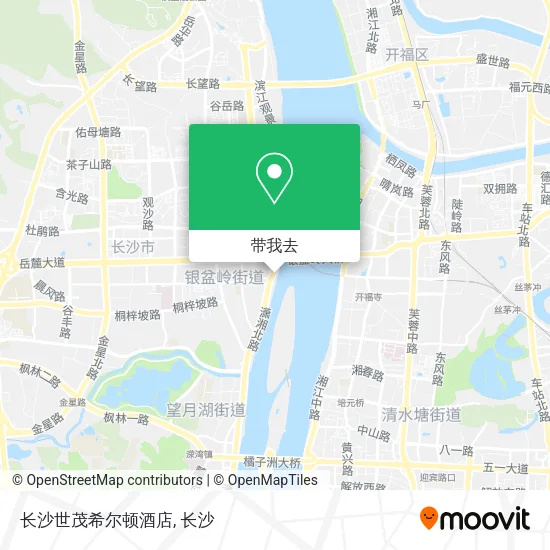 长沙世茂希尔顿酒店地图