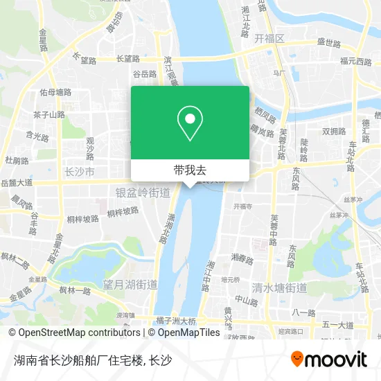 湖南省长沙船舶厂住宅楼地图