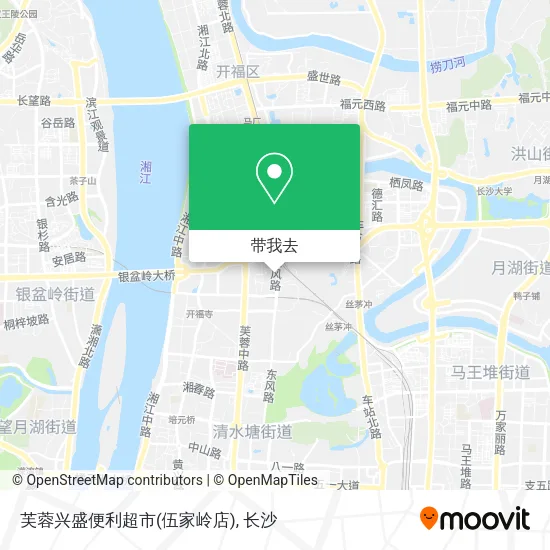 芙蓉兴盛便利超市(伍家岭店)地图