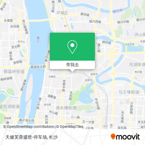 天健芙蓉盛世-停车场地图