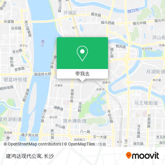 建鸿达现代公寓地图