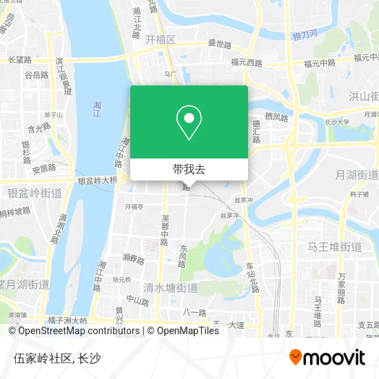 伍家岭社区地图