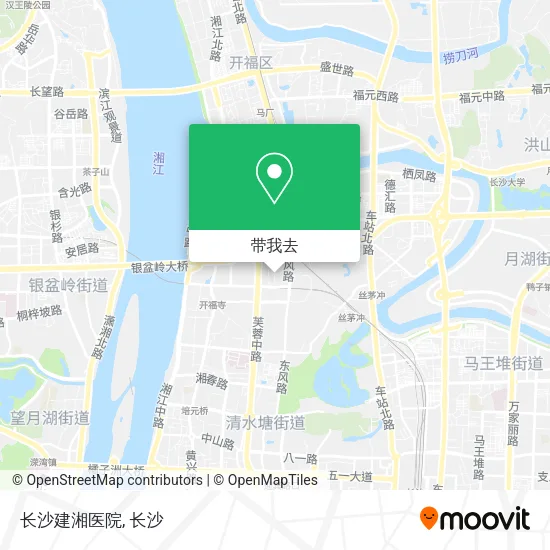 长沙建湘医院地图
