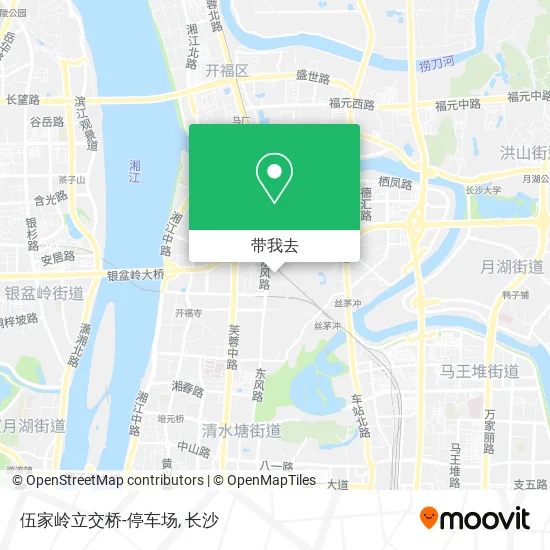 伍家岭立交桥-停车场地图