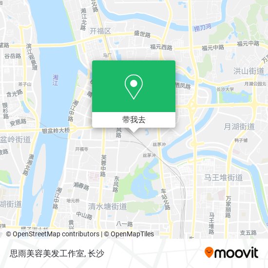 思雨美容美发工作室地图
