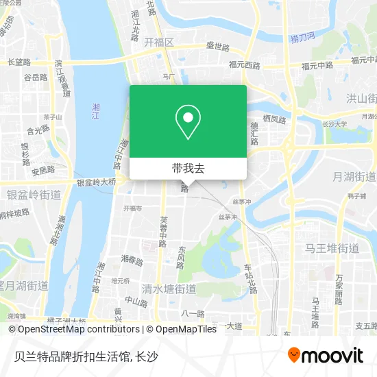 贝兰特品牌折扣生活馆地图