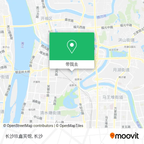 长沙玖鑫宾馆地图