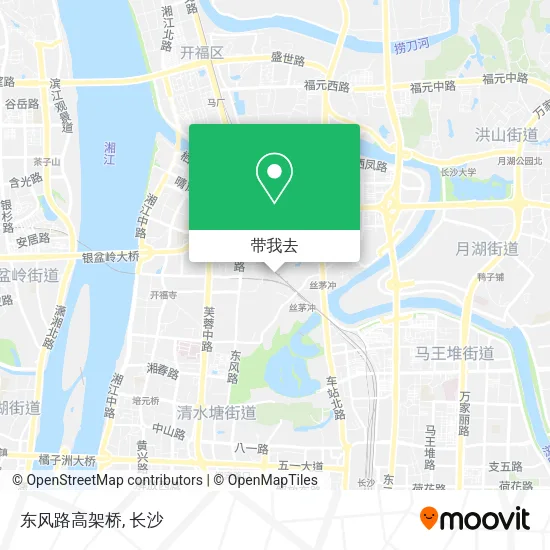 东风路高架桥地图