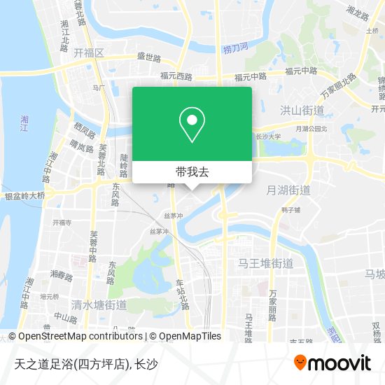 天之道足浴(四方坪店)地图