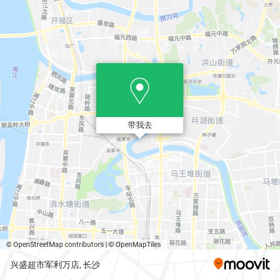 兴盛超市军利万店地图