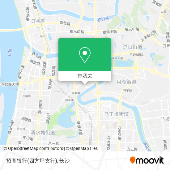 招商银行(四方坪支行)地图