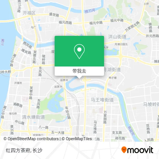 红四方茶府地图