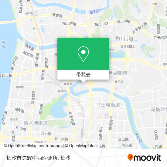 长沙市陈辉中西医诊所地图